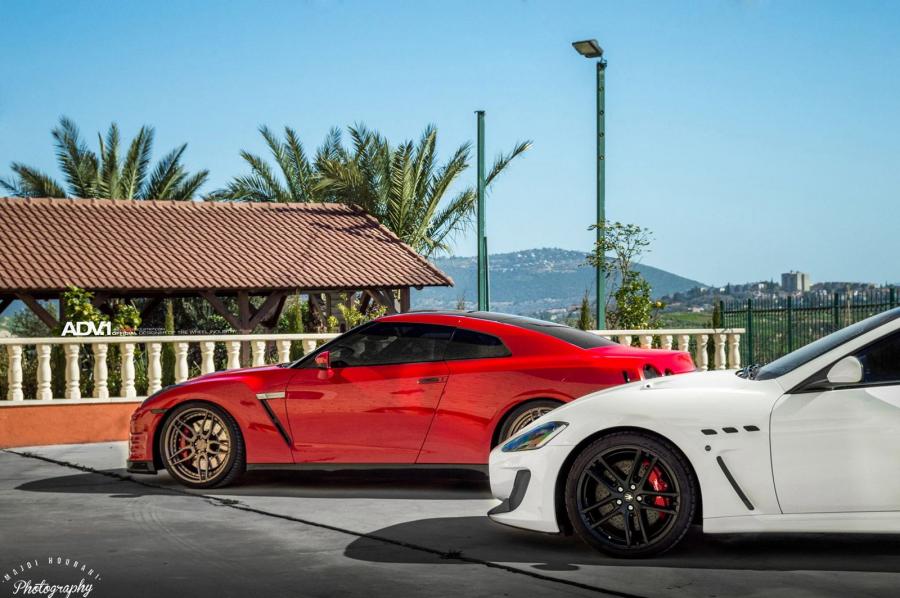  Nissan GT-R on ADV.1 Wheels (ADV005MV2SL) 2015 года  (фото 4 из 8)